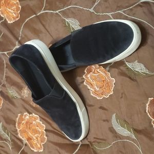 Vince Italian Suede "Blair" Slip on Sneakers